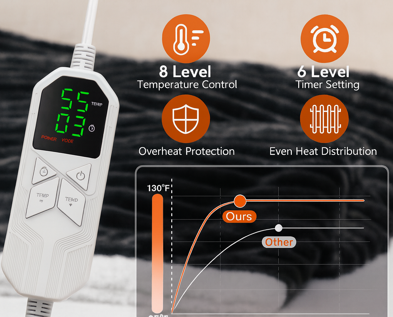 Warm™ | Fast-Heating Wearable Blanket — Instant Cozy Comfort