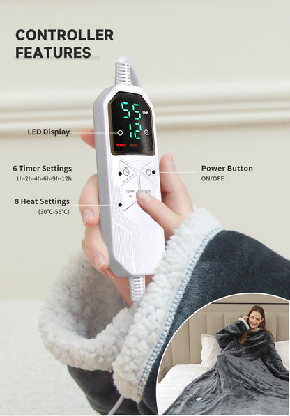 Warm™ | Fast-Heating Wearable Blanket — Instant Cozy Comfort