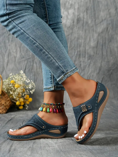 Sandales OrthoÉlégance™ | Soutien Orthopédique et Design Raffiné