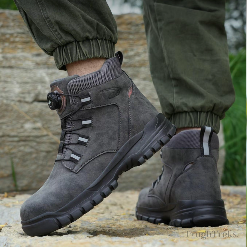 PGIX™ | Bottes homme de sécurité imperméables — Embout acier, antidérapantes et ultra-confort
