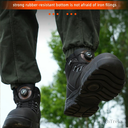 PGIX™ | Bottes homme de sécurité imperméables — Embout acier, antidérapantes et ultra-confort