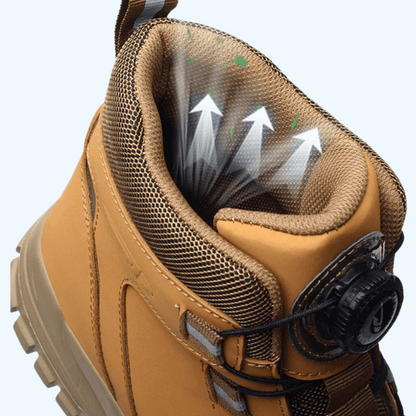 PGIX™ | Bottes homme de sécurité imperméables — Embout acier, antidérapantes et ultra-confort