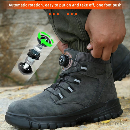 PGIX™ | Bottes homme de sécurité imperméables — Embout acier, antidérapantes et ultra-confort