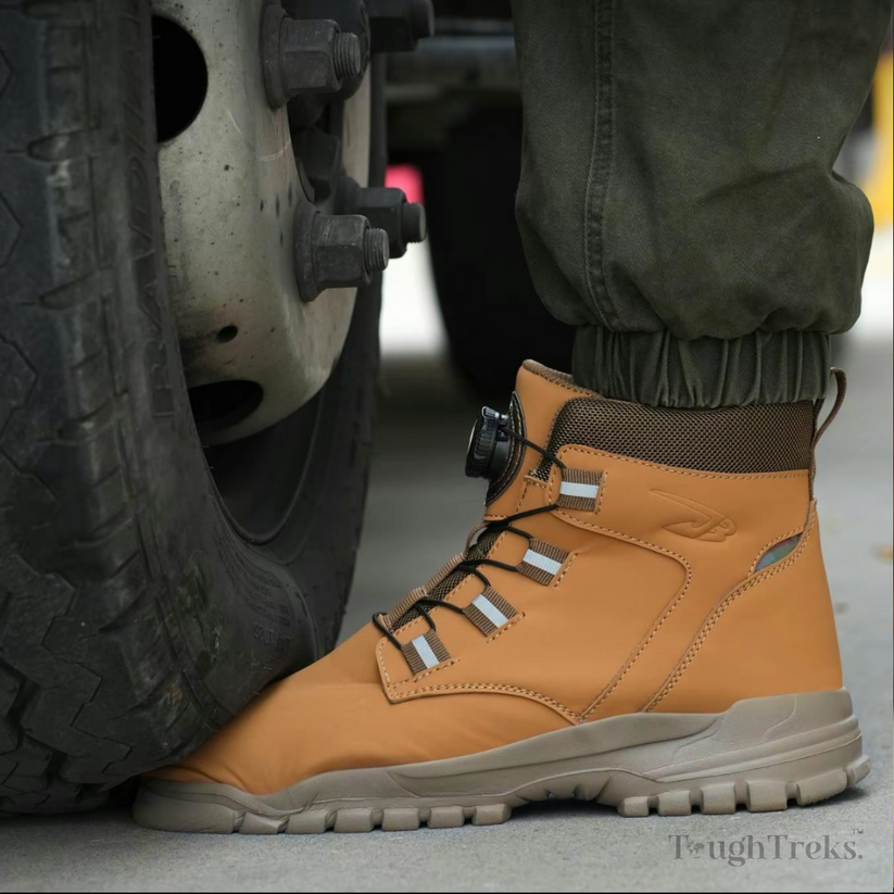 PGIX™ | Bottes homme de sécurité imperméables — Embout acier, antidérapantes et ultra-confort