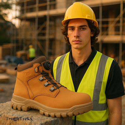 PGIX™ | Bottes homme de sécurité imperméables — Embout acier, antidérapantes et ultra-confort