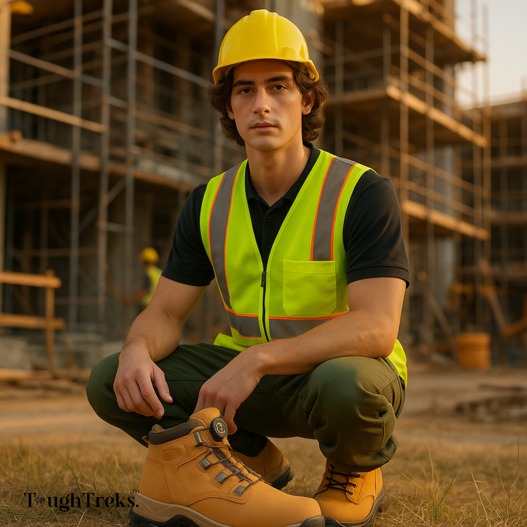 PGIX™ | Bottes homme de sécurité imperméables — Embout acier, antidérapantes et ultra-confort