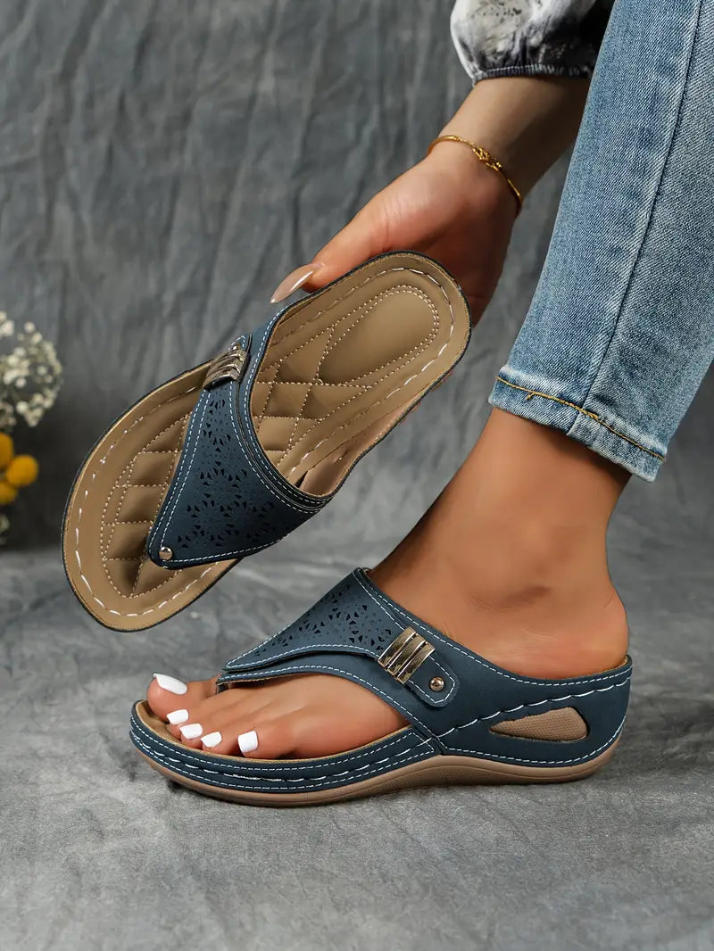 Sandales OrthoÉlégance™ | Soutien Orthopédique et Design Raffiné