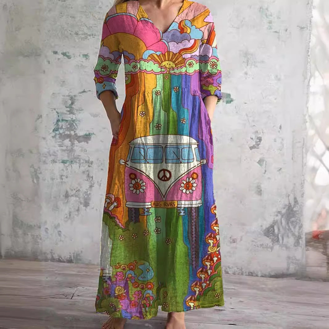 Camille™ | Robe Femme Élégante & Confort Naturel pour l'Été