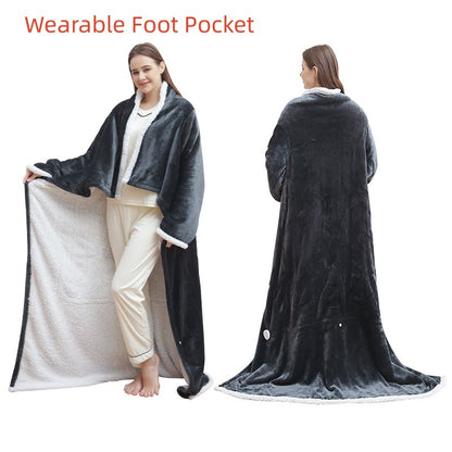 Warm™ | Fast-Heating Wearable Blanket — Instant Cozy Comfort