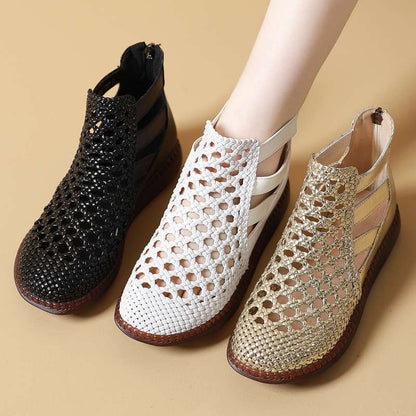 Lusitta™ | Bottes Sandales femme en cuir véritable