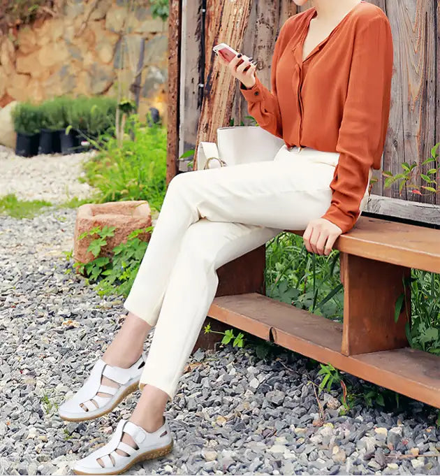 Vita™ | Sandales en Cuir Véritable – Élégance Intemporelle et Confort Optimal