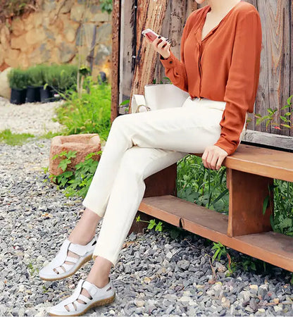 Vita™ | Sandales en Cuir Véritable – Élégance Intemporelle et Confort Optimal