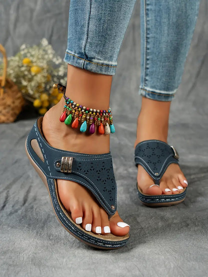 Sandales OrthoÉlégance™ | Soutien Orthopédique et Design Raffiné