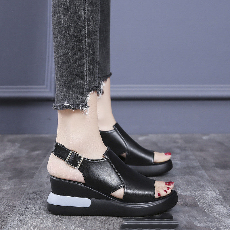 LYSSA™ | Sandales femme à talon compensé pour un confort élégant au quotidien