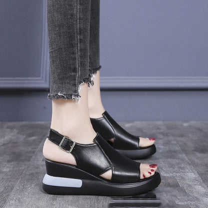 LYSSA™ | Sandales femme à talon compensé pour un confort élégant au quotidien