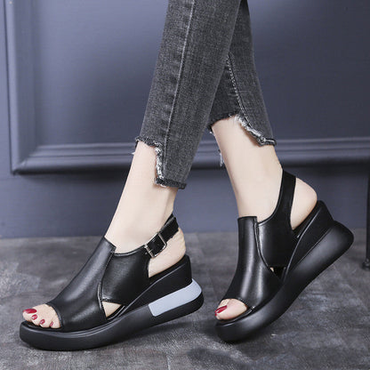 LYSSA™ | Sandales femme à talon compensé pour un confort élégant au quotidien