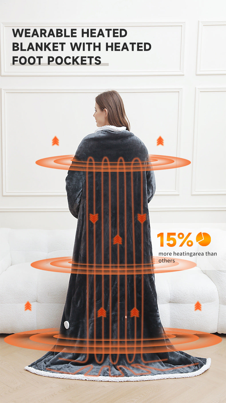 Warm™ | Fast-Heating Wearable Blanket — Instant Cozy Comfort