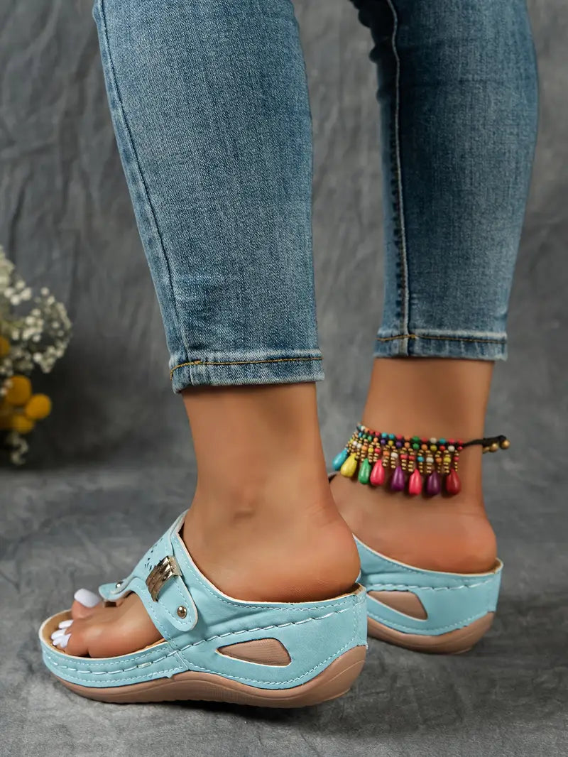 Sandales OrthoÉlégance™ | Soutien Orthopédique et Design Raffiné