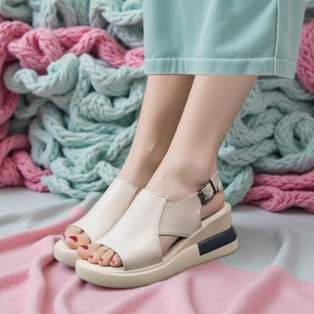 LYSSA™ | Sandales femme à talon compensé pour un confort élégant au quotidien