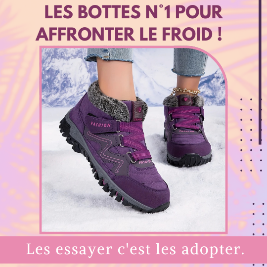 Lina™ | Bottes antidérapantes orthopédiques — Chaudes & confortables