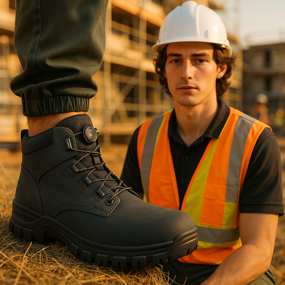 PGIX™ | Bottes homme de sécurité imperméables — Embout acier, antidérapantes et ultra-confort