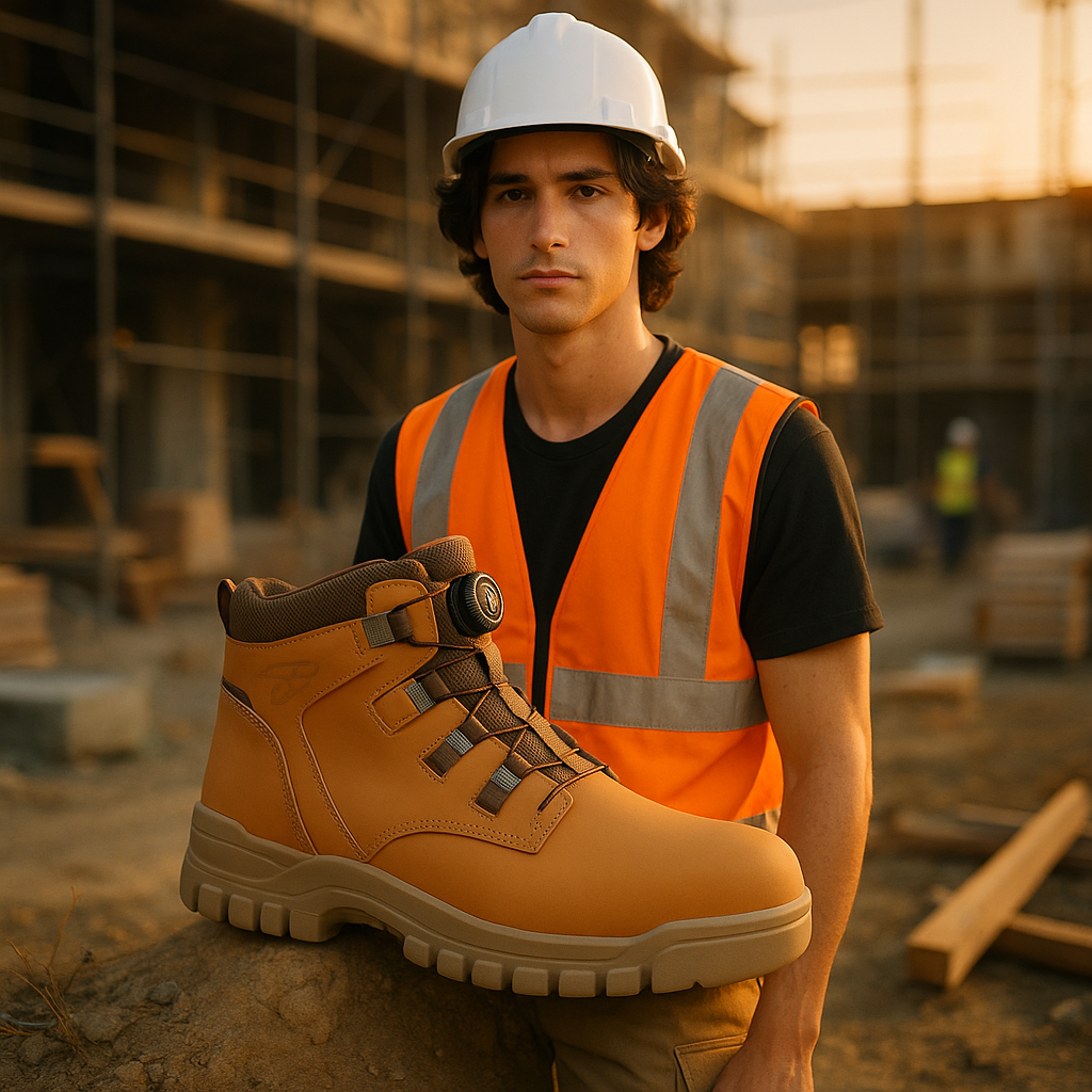 PGIX™ | Bottes homme de sécurité imperméables — Embout acier, antidérapantes et ultra-confort