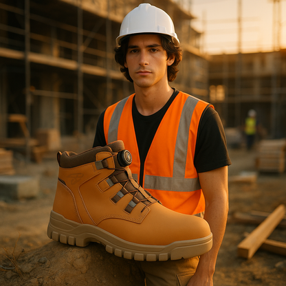 PGIX™ | Bottes homme de sécurité imperméables — Embout acier, antidérapantes et ultra-confort